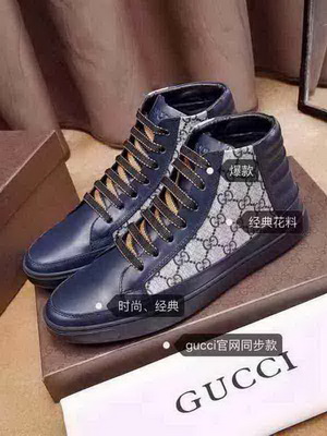 Gucci High-Top Fashion Men Shoes_002